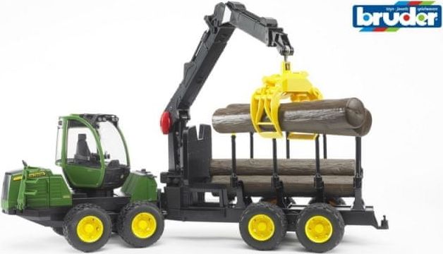 Bruder 2133 Vyvážecí traktor se 4 kládami - obrázek 1