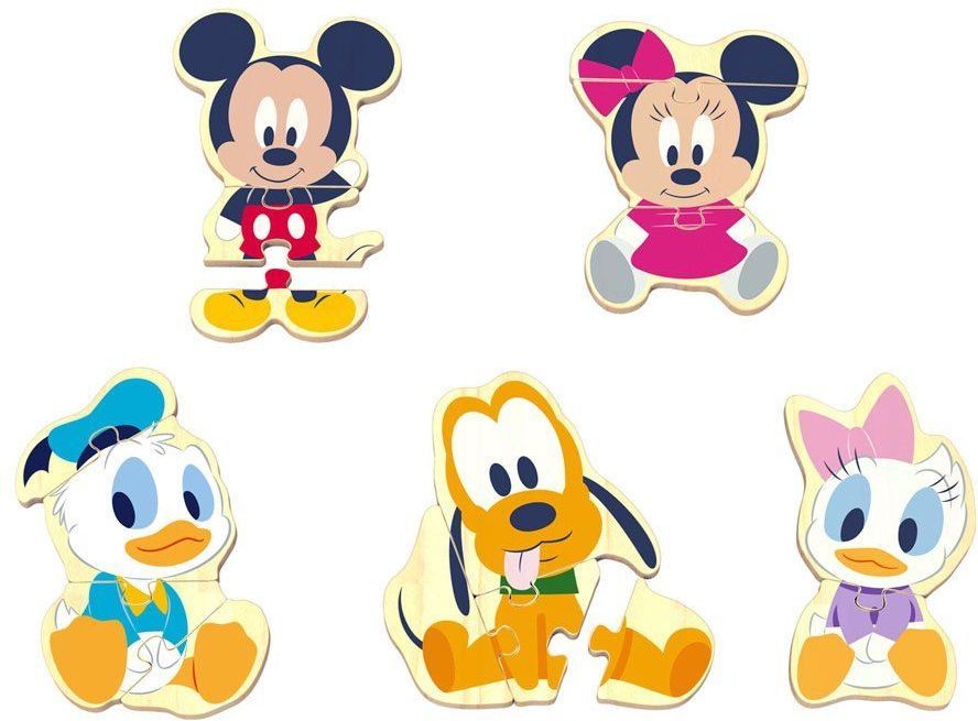 Derrson Disney Dřevěné puzzle Mickey a přátelé - obrázek 1
