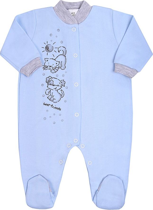 NEW BABY Kojenecký overal New Baby Kamarádi modrý - 86 (12-18m) - obrázek 1
