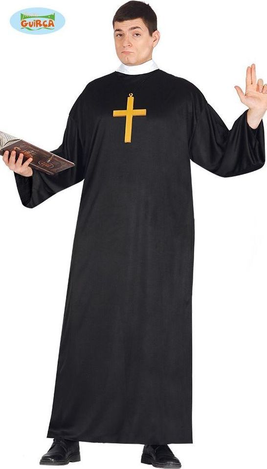 Dospělý kostým Mnich - kněz - vel.L (52-54) - obrázek 1