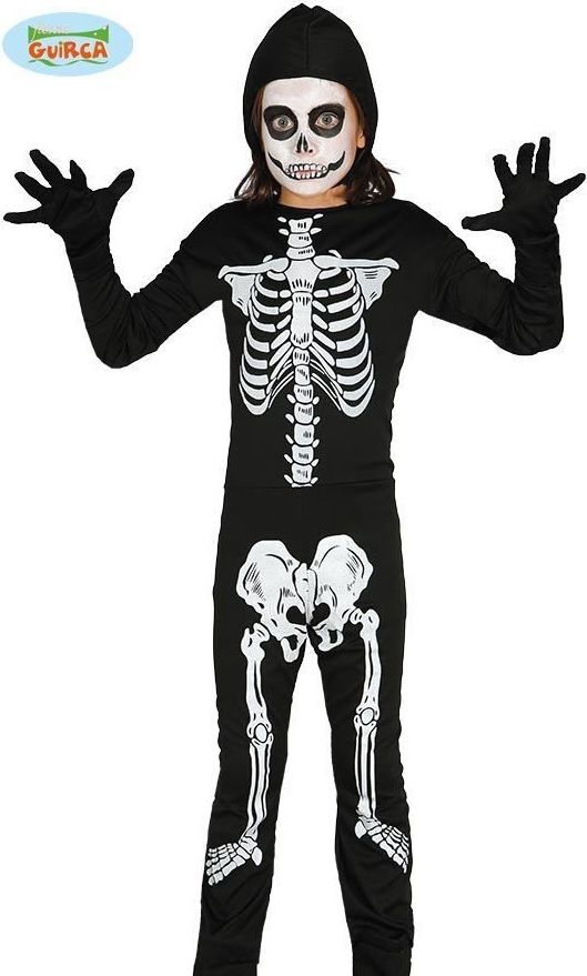 Dětský kostým Kostra - kostlivec - velikost 5-6 let - unisex - obrázek 1