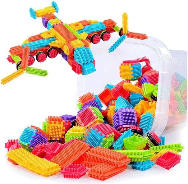 HračkyZaDobréKačky barevné kostky 90 ks - obrázek 1