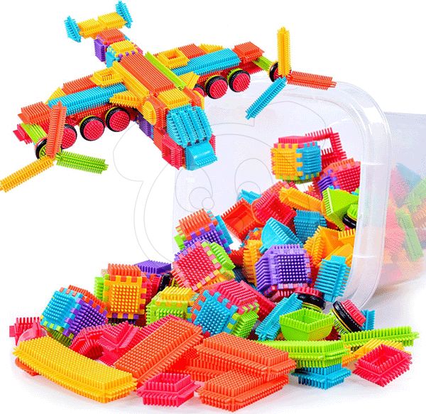 HračkyZaDobréKačky barevné kostky 90 ks - obrázek 8