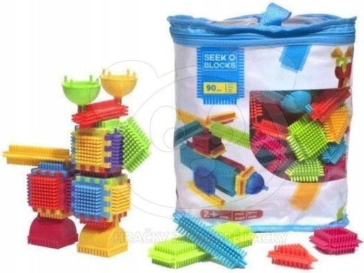 HračkyZaDobréKačky barevné kostky 90 ks - obrázek 9