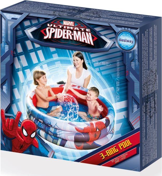 BESTWAY Dětský bazén - Spiderman kruh 122 cm - obrázek 2