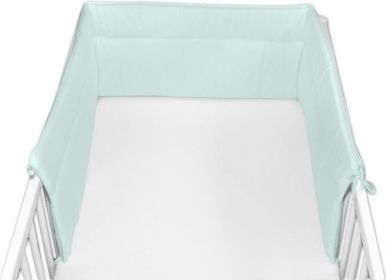 Baby Nellys Mantinel do postýlky 30x180 cm - mátový, - obrázek 1