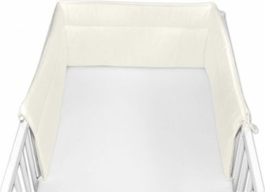 Baby Nellys Mantinel do postýlky 30x180 cm - smetanový, - obrázek 1