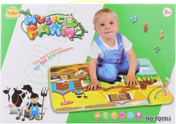 Hudební koberec domácí zvířátka - obrázek 1