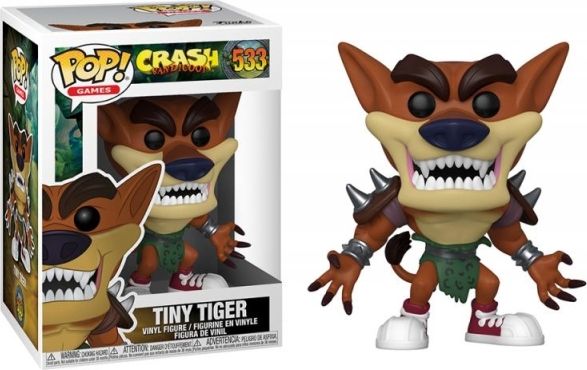 Funko POP Games: Crash Bandicoot S3 - Tiny Tiger - obrázek 1