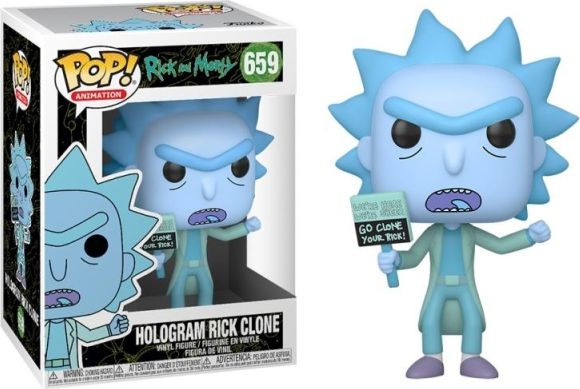 Funko POP Animation: Rick & Morty - Hologram Rick Clone - obrázek 1