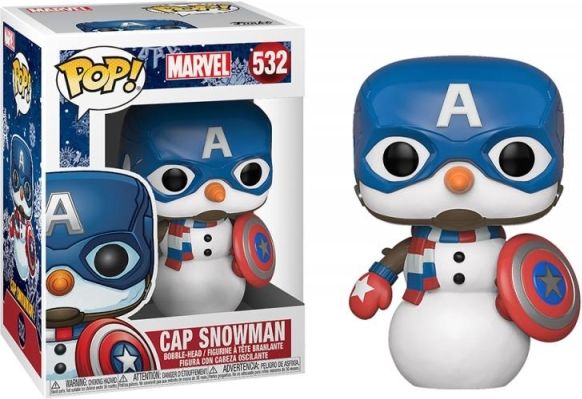 Funko POP Marvel: Holiday S2 - Capt America - obrázek 1