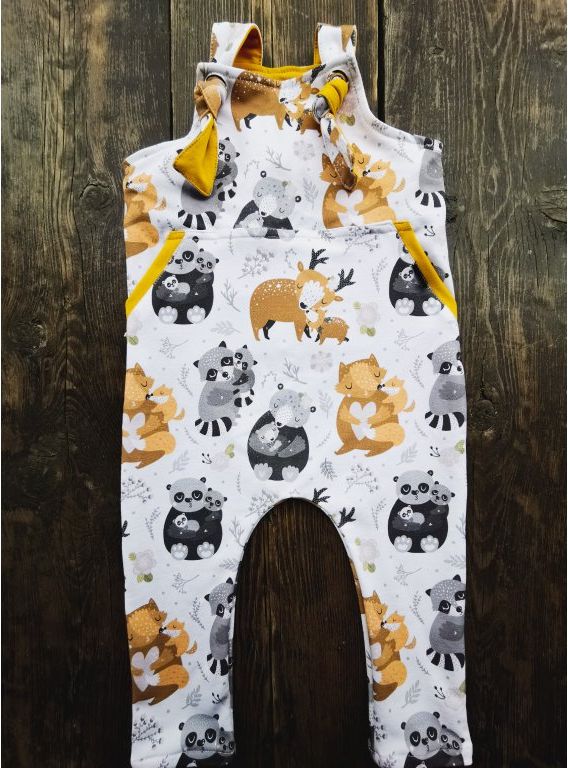 Kulišárny (handmade) Laclové tepláčky ,,BeDeer,, honey VELIKOST: 98-104 - obrázek 1