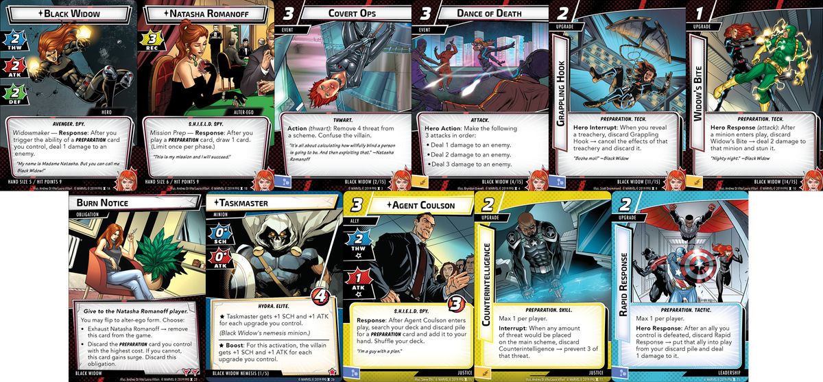 FFG Marvel Champions: The Card Game - Black Widow - obrázek 2