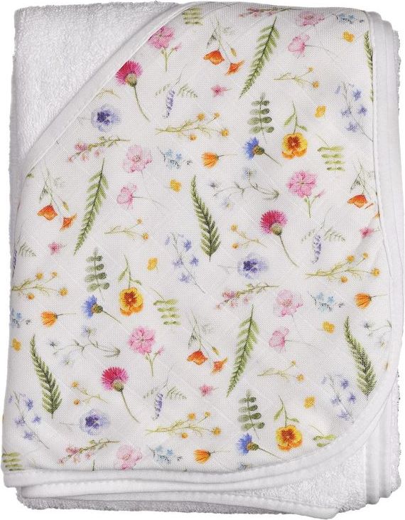 XKKO BMB 90x90 Osuška s kapucí - Summer Meadow (1ks) - obrázek 1