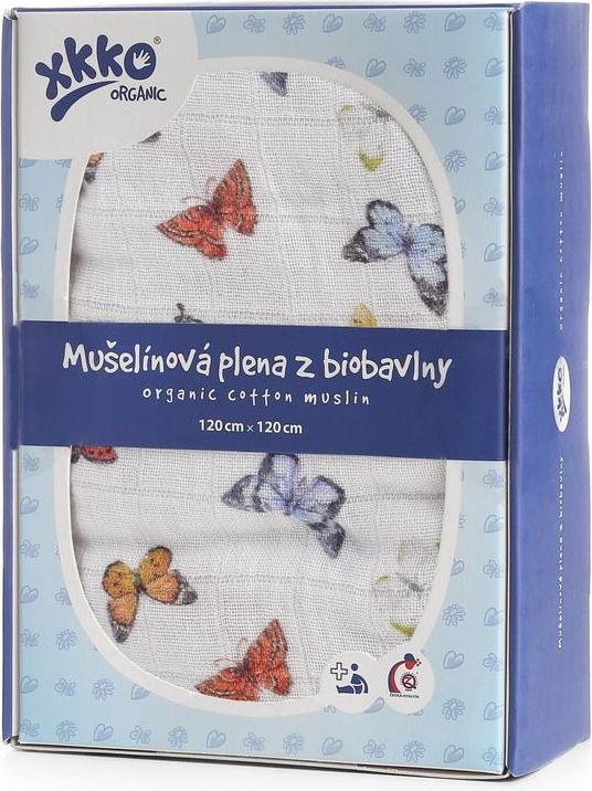 XKKO Organic 120x120 - Butterflies - 1ks - obrázek 1