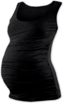Těhotenský top JOHANKA - černá, Velikosti těh. moda S/M - obrázek 1