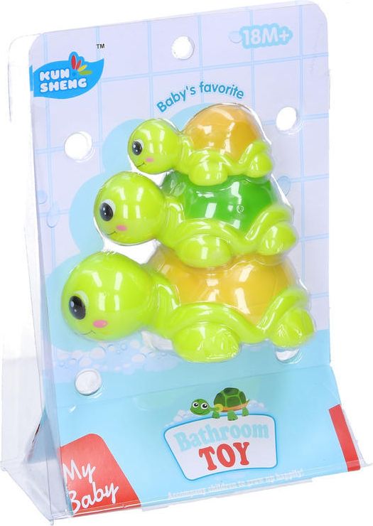 Wiky Wiky Věž skládací do vany želvičky 3 ks - obrázek 2