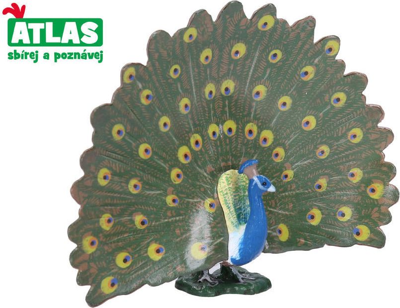 Atlas D - Figurka Páv 11,5 cm - obrázek 1