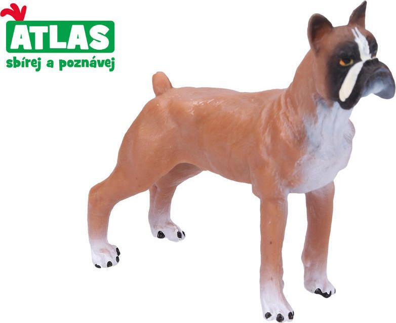 Atlas B - Figurka Pes Boxer 8 cm - obrázek 1