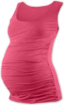 Těhotenský top JOHANKA - lososově růžová, Velikosti těh. moda L/XL - obrázek 1