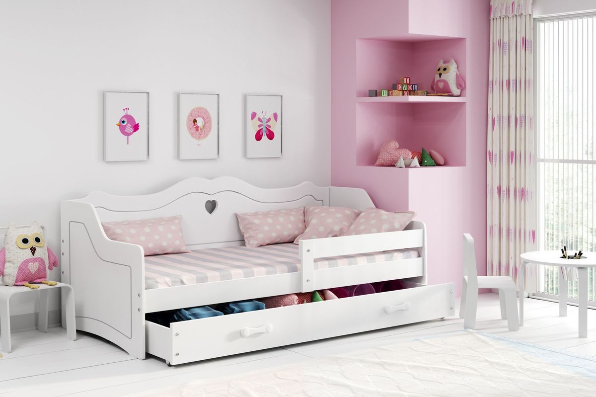 Dětská postel Ourbaby Juliett bílá 160x80 cm - obrázek 1