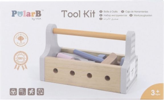 Dřevěná basa s nářadím - obrázek 1