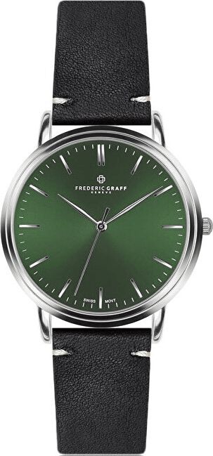 Frederic Graff Silver Grunhorn Black Leather FAD-B008S - obrázek 1