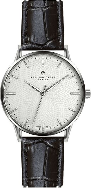 Frederic Graff Everest Black Croco Leather Strap Watch FBT-B001S - obrázek 1