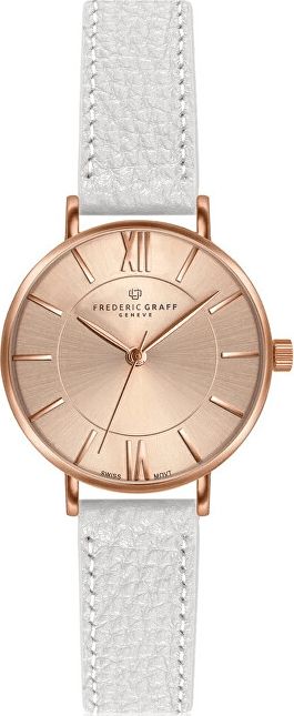 Frederic Graff Shispare White Leather Strap FCG-B033R - obrázek 1