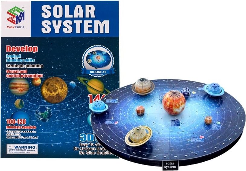 Mamido 3D puzzle planety sluneční soustavy 146 prvků L1638 - obrázek 1