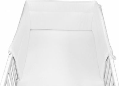 Baby Nellys Mantinel do postýlky 30x180 cm - bílý, - obrázek 1