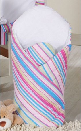 Zavinovačka - Veselý proužek lila, - obrázek 1