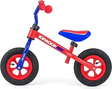 Dětské odrážedlo kolo Milly Mally Dragon Air red-blue, Dle obrázku - obrázek 1