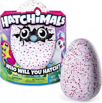 Hatchimals Pengualas Růžové - obrázek 1