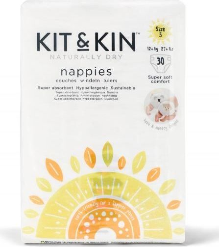 Kit & Kin Eko plenky, velikost 5 (12+ kg) 30 ks - obrázek 1
