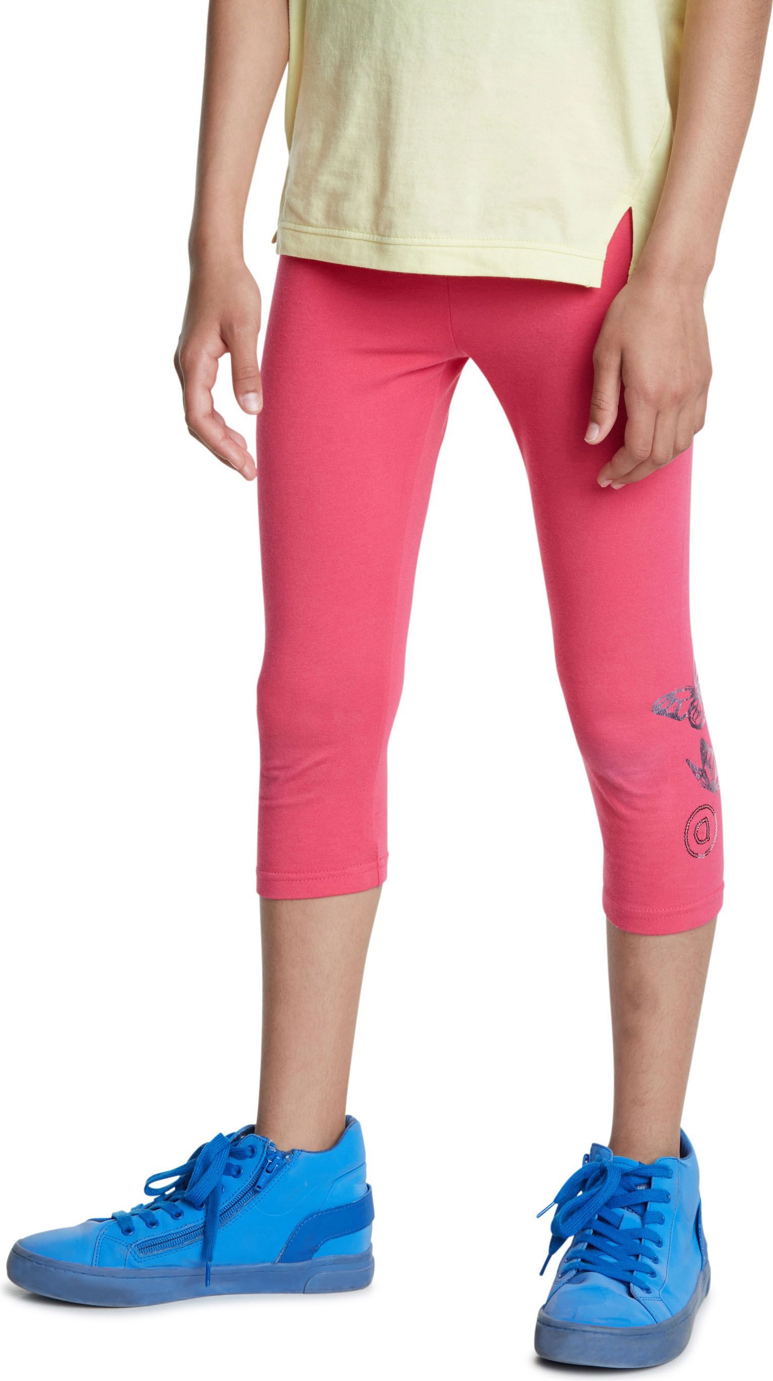 Desigual růžové dívčí legíny Legging Platon - S - obrázek 1
