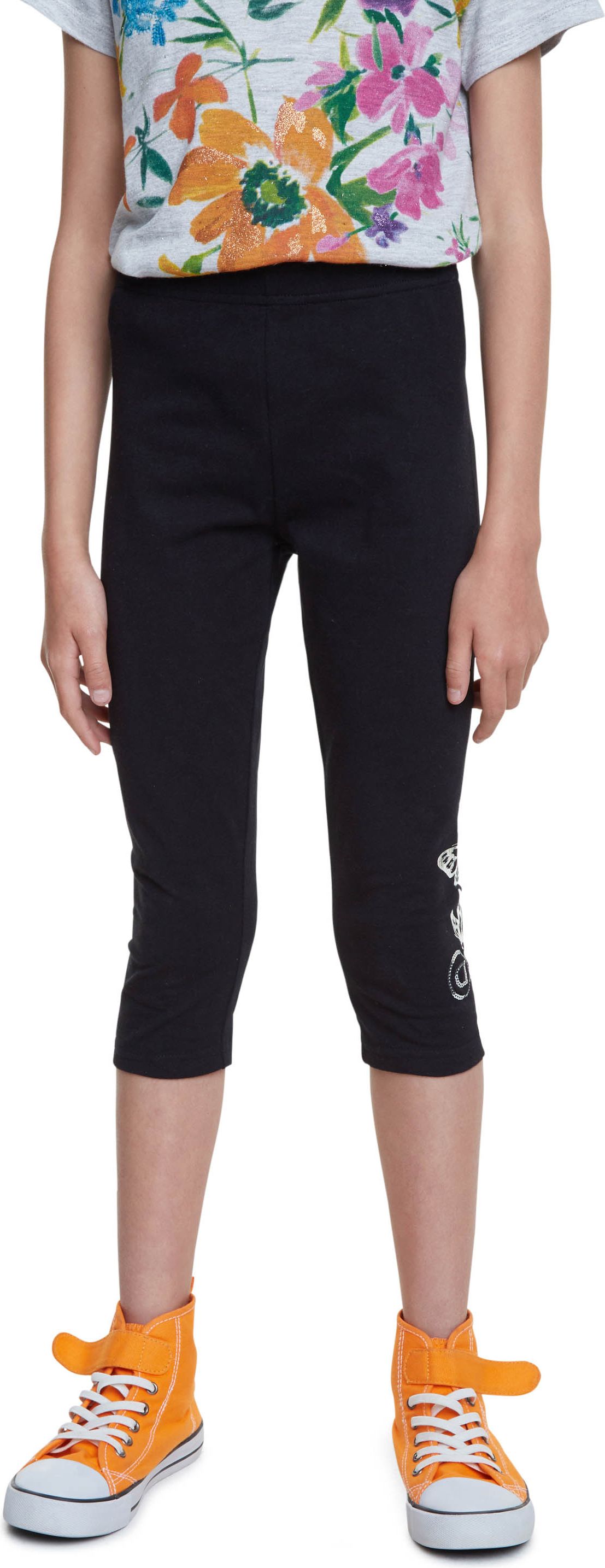 Desigual černé dívčí legíny Legging Platon - S - obrázek 1