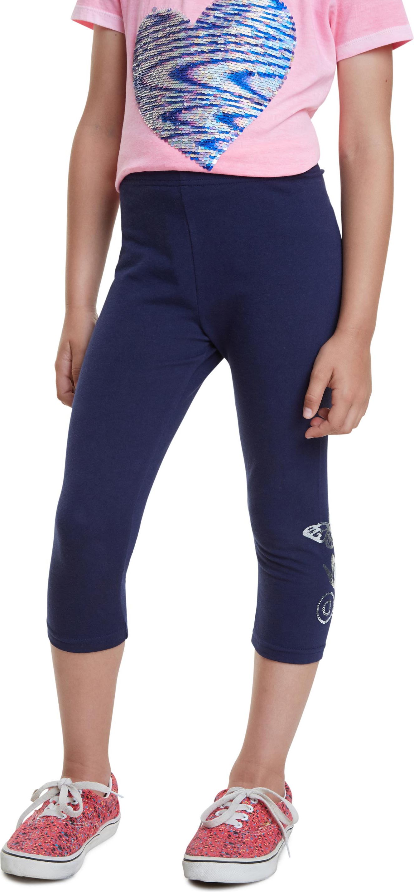 Desigual modré dívčí legíny Legging Platon - S - obrázek 1