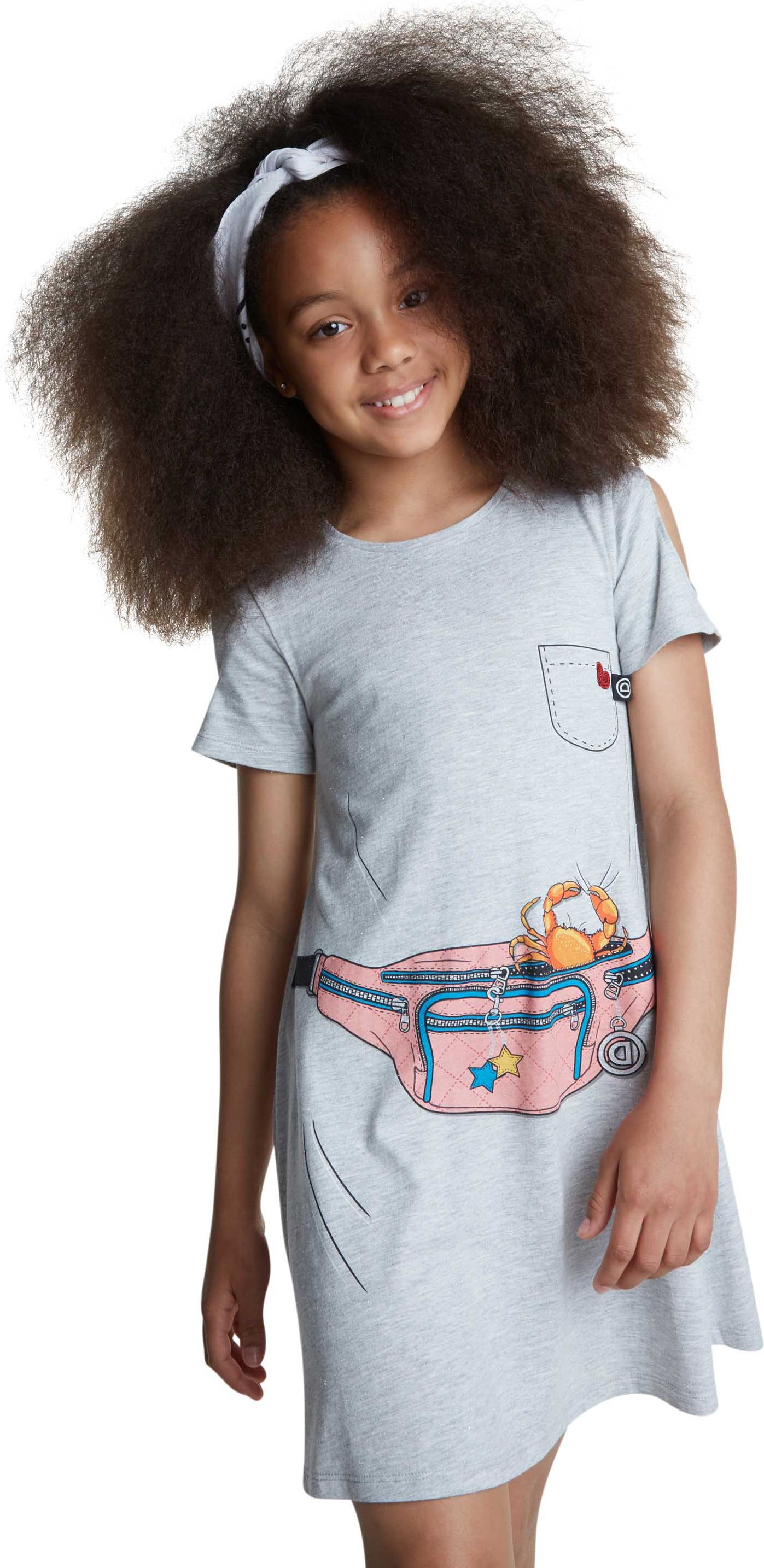 Desigual šedé dívčí šaty Vest Emma - 3/4 - obrázek 1