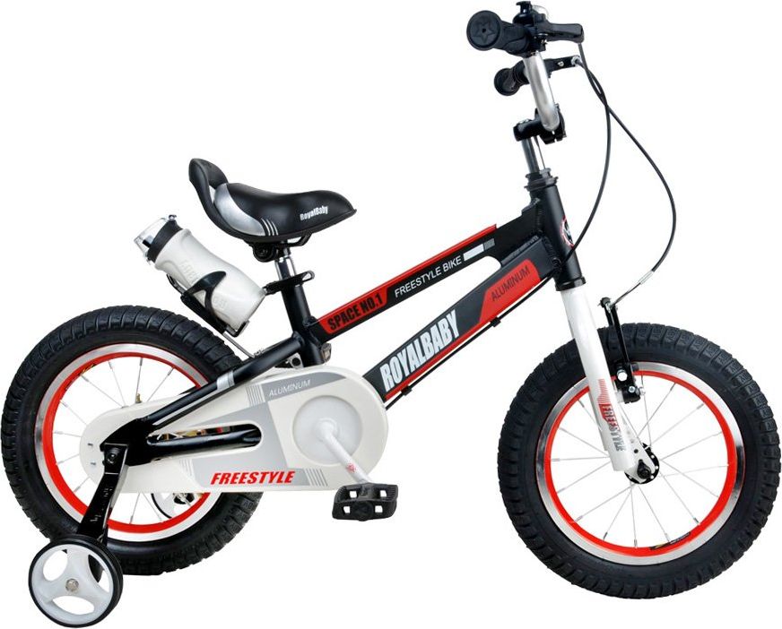 Mamido  Dětské kolo ROYAL BABY Space NO.1 hliník 14" Barva: Černá  J-RO0108/CER - obrázek 1