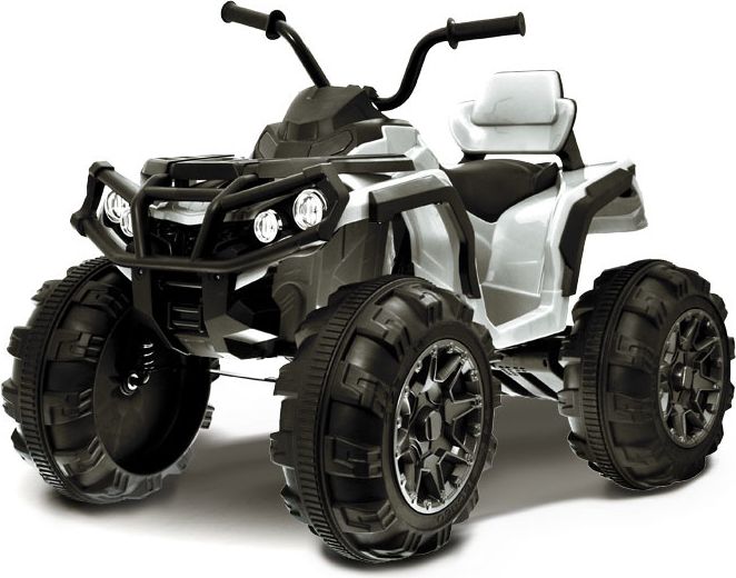 Mamido  Elektrická čtyřkolka 2.4GHz, EVA kola, bílá  L-599 - obrázek 1