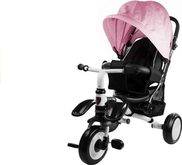 Mamido Dětská tříkolka PRO400 růžová L.3807 - obrázek 1