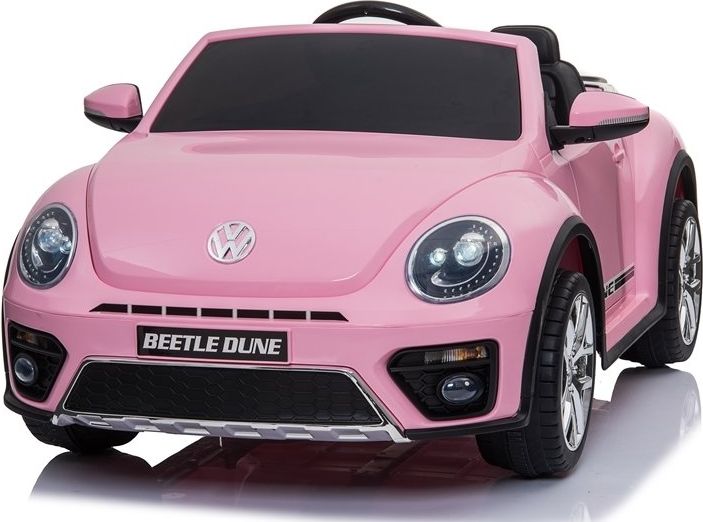 Mamido  Dětské elektrické auto Volkswagen Beetle Dune růžové  L-5902808156987 - obrázek 1