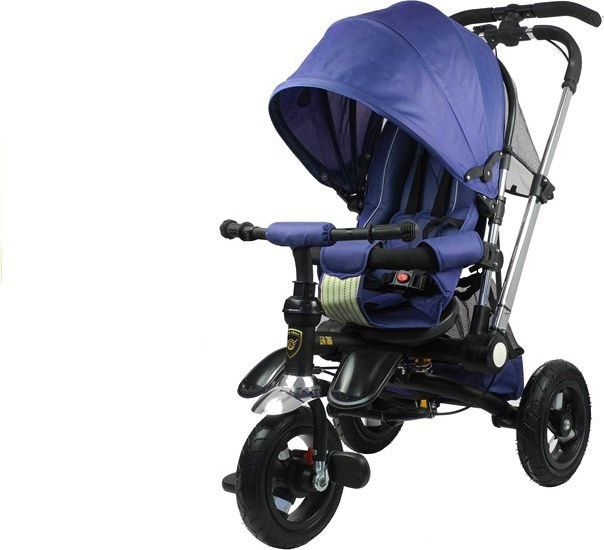 Mamido Dětská tříkolka PRO700 tmavě modrá L.3847 - obrázek 1