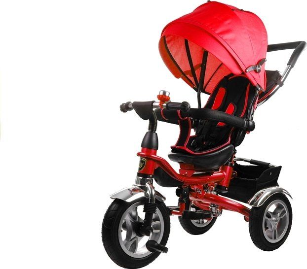 Mamido  Dětská tříkolka PRO600 červená  L.3796 - obrázek 1