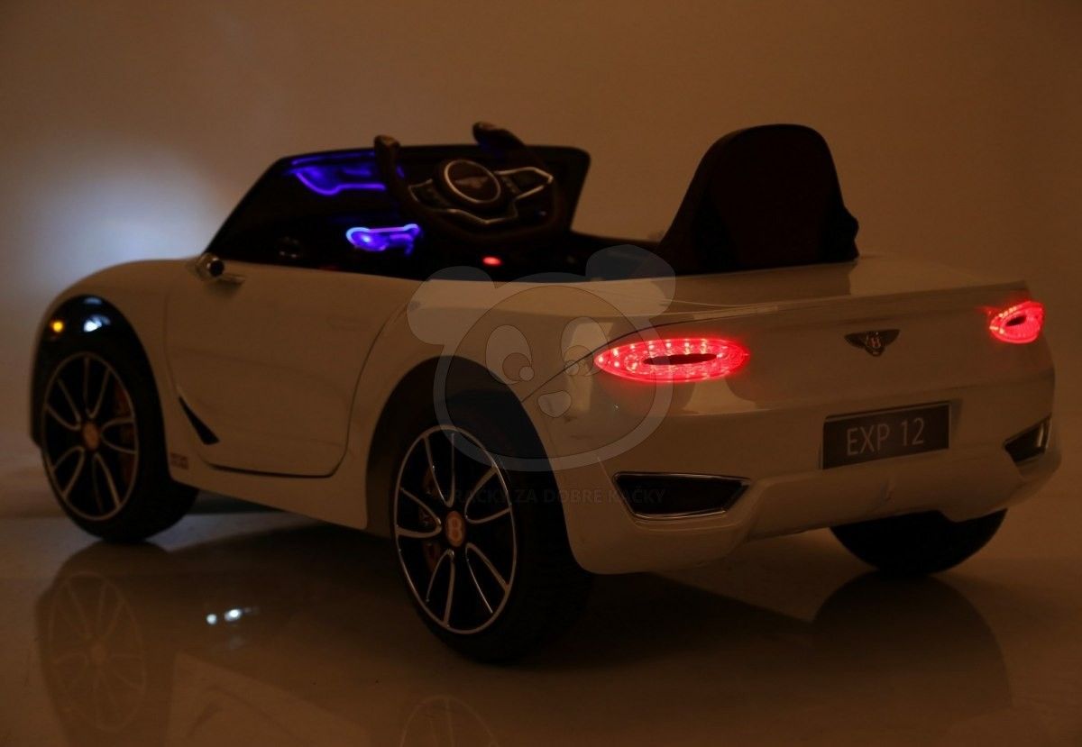 Dětské elektrické autíčko Bentley EXP12 - lakované světle červené - obrázek 12