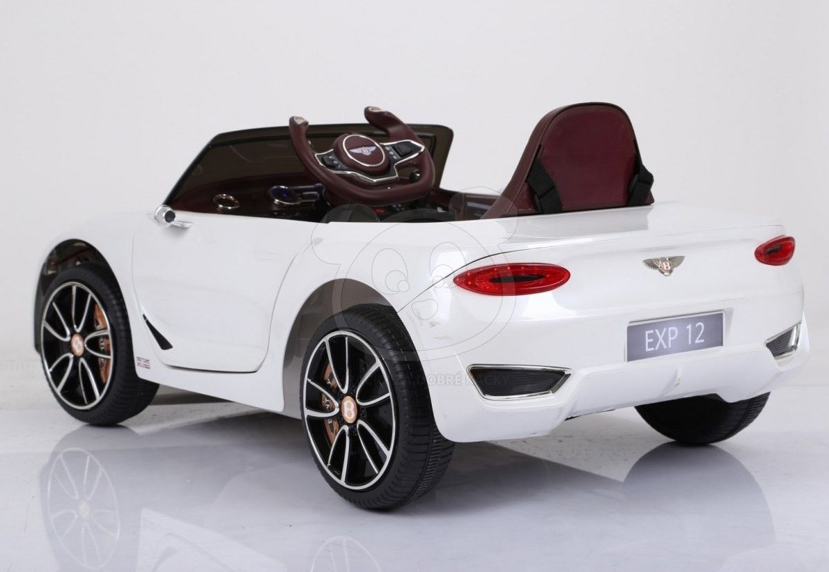 Dětské elektrické autíčko Bentley EXP12 - lakované světle červené - obrázek 13