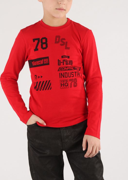 Tiago Triko dětské Diesel | Červená | Chlapecké | 8 let - obrázek 1