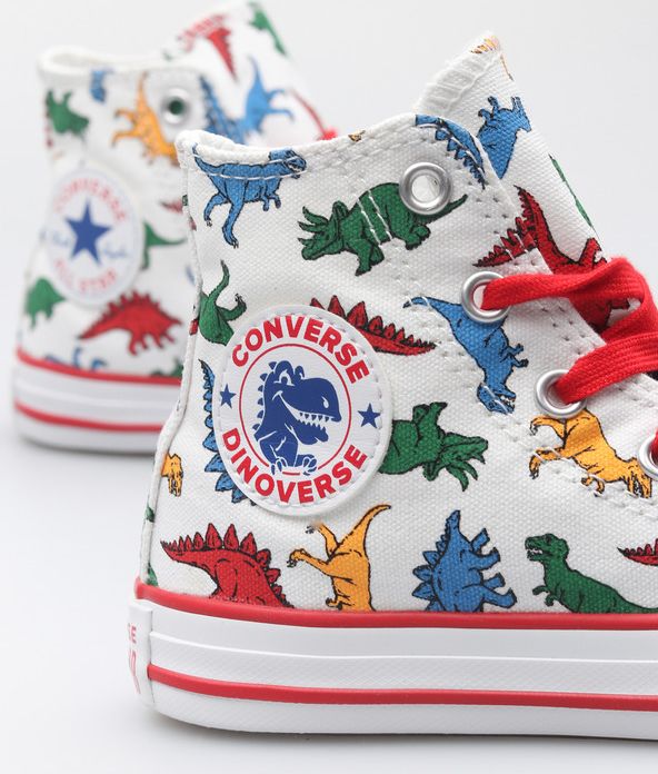 Chuck Taylor All Star Tenisky dětské Converse | Bílá Vícebarevná | Chlapecké | 31 - obrázek 5