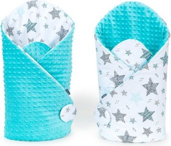 Mamo Tato Oboustranná zavinovačka Minky Baby - Starmix tyrkysová, - obrázek 1